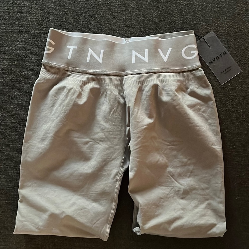 NVGTN GRAY SEAMLESS LEGGINGS